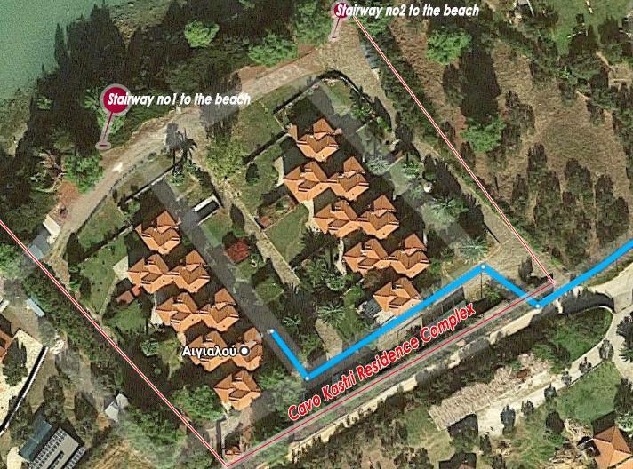 Villa In Cavo Kastri Residence Никити Экстерьер фото